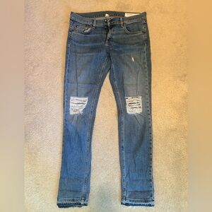 rag & bone medium wash jeans